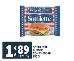 Deco Supermercati Sottilette burger con cheddar offerta
