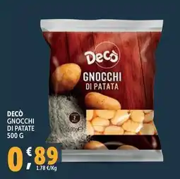 Deco Supermercati Decò gnocchi di patate offerta
