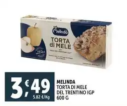 Deco Supermercati Melinda torta di mele del trentino IGP offerta