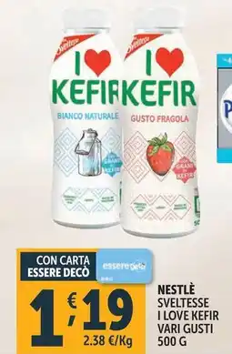 Deco Supermercati Nestlè sveltesse i love kefir offerta