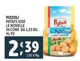 Deco Supermercati Pizzoli patate iodi le novelle offerta
