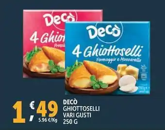 Deco Supermercati Decò ghiottoselli offerta