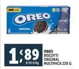 Deco Supermercati Oreo biscotti original multipack offerta