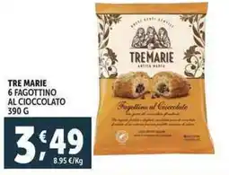 Deco Supermercati Tre marie 6 fagottino al cioccolato offerta