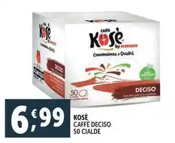 Deco Supermercati Kosè caffè deciso 50 cialde offerta