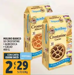 Deco Supermercati Mulino bianco 10 crostatine offerta