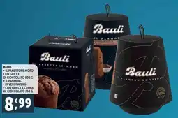 Deco Supermercati Bauli il panettone moro con gocce di cioccolato offerta