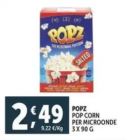 Deco Supermercati Pop corn per microonde offerta