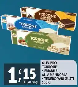 Deco Supermercati Oliviero torrone offerta