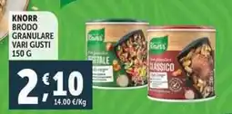 Deco Supermercati Knorr brodo granulare offerta