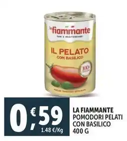 Deco Supermercati La fiammante pomodori pelati con basilico offerta