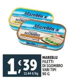 Deco Supermercati Mareblu filetti di sgombro offerta