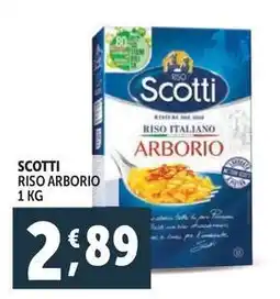 Deco Supermercati Scotti riso arborio offerta