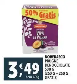 Deco Supermercati Noberasco prugne denocciolate offerta
