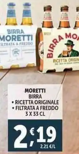 Deco Supermercati Moretti birra offerta