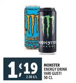 Deco Supermercati Monster energy drink offerta