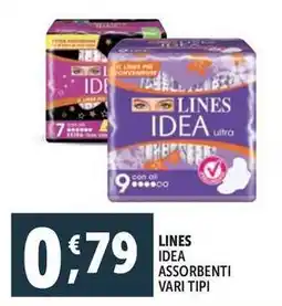 Deco Supermercati Lines idea assorbenti offerta