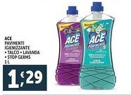Deco Supermercati Ace pavimenti igienizzante offerta