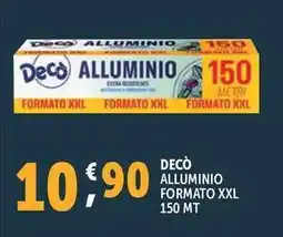 Deco Supermercati Decò alluminio formato XXL 150 mt offerta