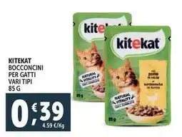 Deco Supermercati Kitekat bocconcini per gatti offerta