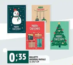 Deco Supermercati Biglietti augurali natale offerta