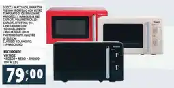 Deco Supermercati Microonde vintage offerta