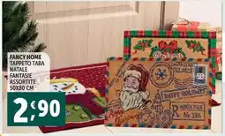 Deco Supermercati Fancy home tappeto taba natale fantasie offerta