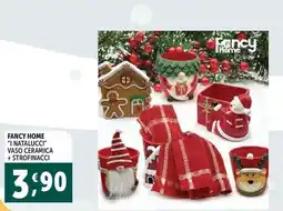 Deco Supermercati Fancy home "i natalucci" vaso ceramica + strofinacci offerta