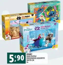 Deco Supermercati Disney maxi puzzle personaggi offerta