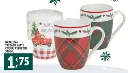 Deco Supermercati Nataluna tazza da latte offerta
