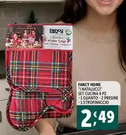 Deco Supermercati Fancy home "i natalucci" set cucina 4 pz offerta
