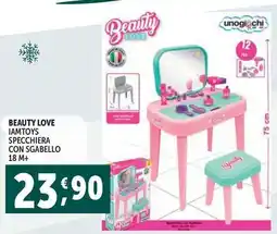 Deco Supermercati Beauty love iamtoys specchiera con sgabello 18 m+ offerta