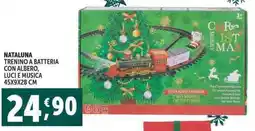 Deco Supermercati Nataluna trenino a batteria offerta