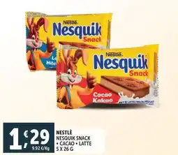 Deco Supermercati Nestlé nesquik snack offerta