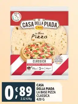 Deco Supermercati Casa della piada la base pizza classica offerta