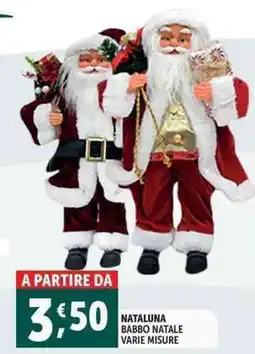 Deco Supermercati Nataluna babbo natale offerta