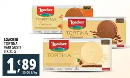 Deco Supermercati Loacker tortina offerta