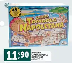 Deco Supermercati Nataluna grande tombola napoletana 48 cartelle offerta