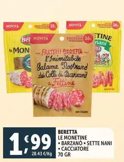 Deco Supermercati Beretta le monetine offerta