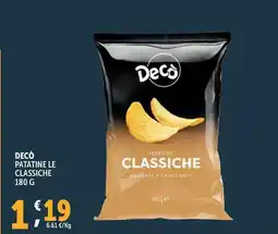 Deco Supermercati Decò patatine le classiche offerta