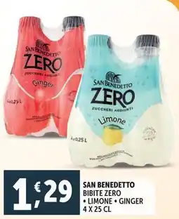 Deco Supermercati San benedetto bibite zero offerta