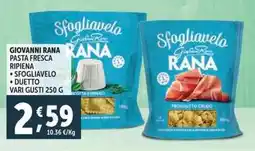 Deco Supermercati Giovanni rana pasta fresca ripiena offerta