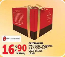 Deco Supermercati Gastronauta panettone trazionale puro cioccolato gran riserva offerta