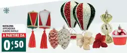 Deco Supermercati Nataluna appenderia albero natale offerta