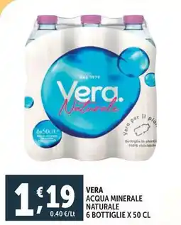 Deco Supermercati Vera acqua minerale naturale offerta