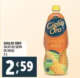 Deco Supermercati Giglio oro olio di semi di mais offerta