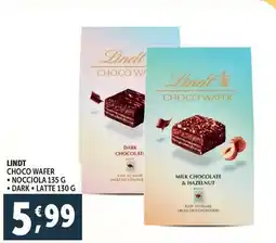 Deco Supermercati Lindt choco wafer offerta