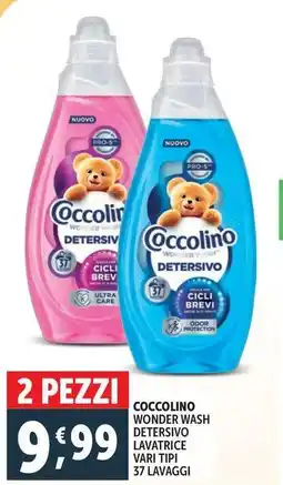 Deco Supermercati Coccolino wonder wash detersivo lavatrice offerta