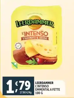 Deco Supermercati Leerdammer l'intenso emmental a fette offerta