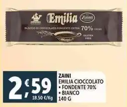 Deco Supermercati Zaini emilia cioccolato offerta